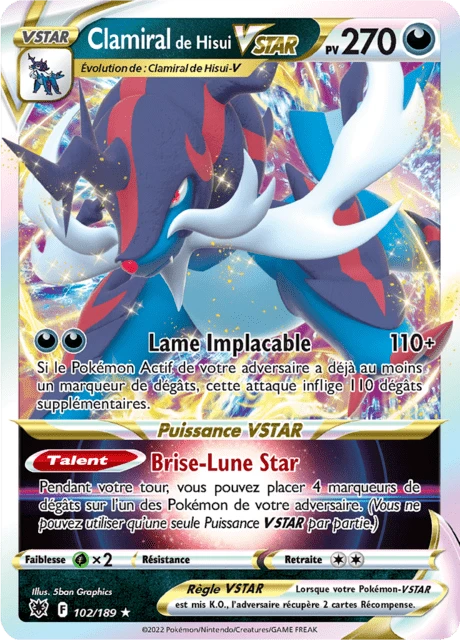 Clamiral de Hisui VSTAR – Holo