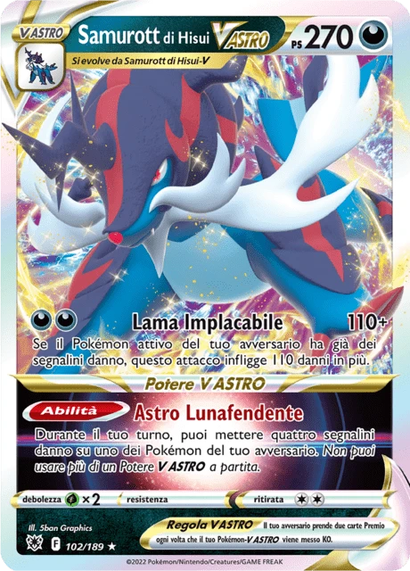Samurott di Hisui V ASTRO – Holo