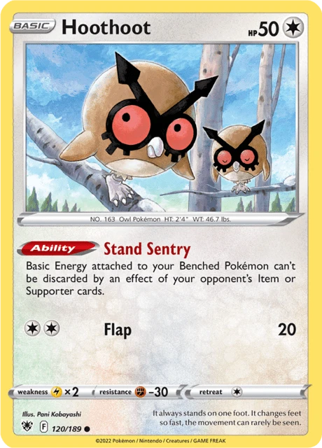 Hoothoot – Reverse Holo