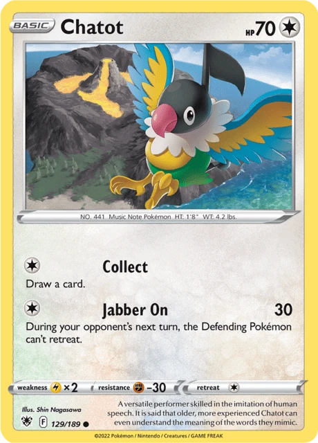 Chatot – Reverse Holo
