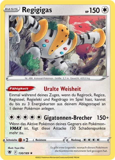 Regigigas – Reverse Holo