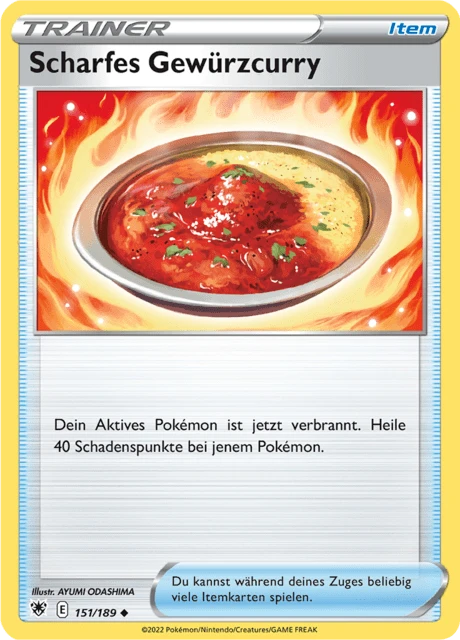 Scharfes Gewürzcurry – Reverse Holo