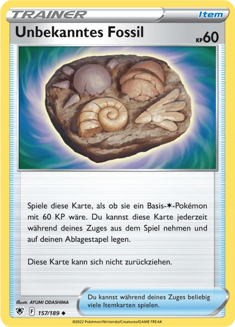 Unbekanntes Fossil – Normal