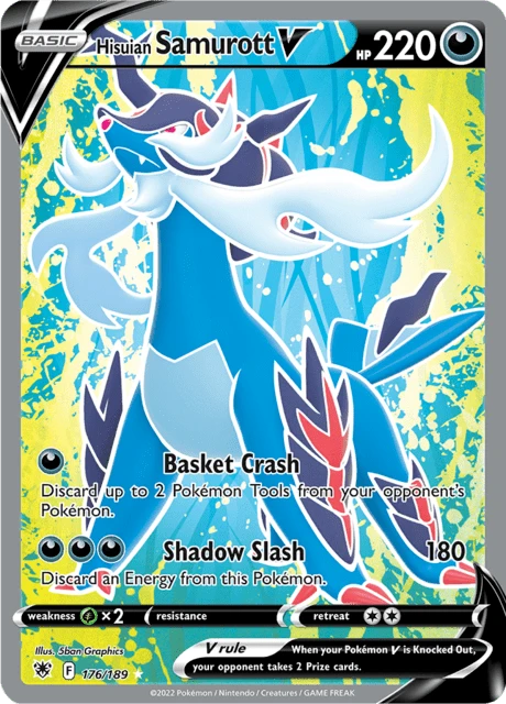 Hisuian Samurott V – Holo