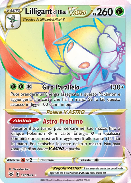 Lilligant di Hisui V ASTRO – Holo