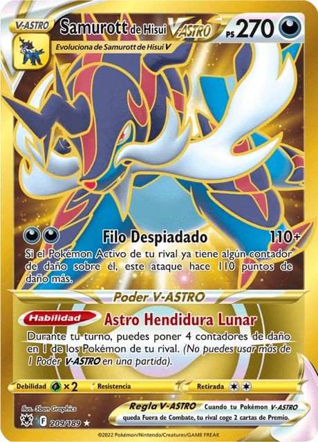 Samurott de Hisui V-ASTRO – Holo