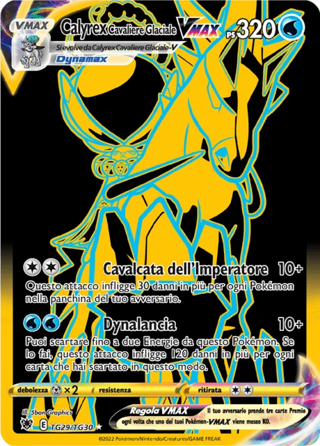 Calyrex Cavaliere Glaciale VMAX – Holo