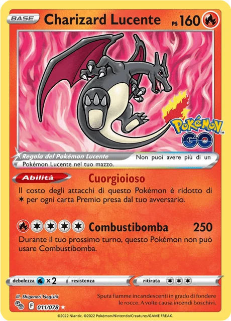 Charizard Lucente