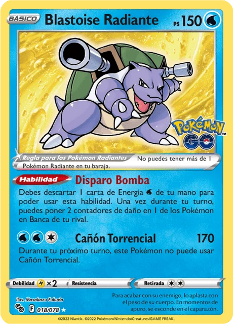 Blastoise Radiante