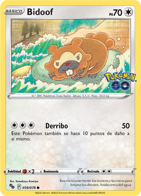 Bidoof – Reverse Holo
