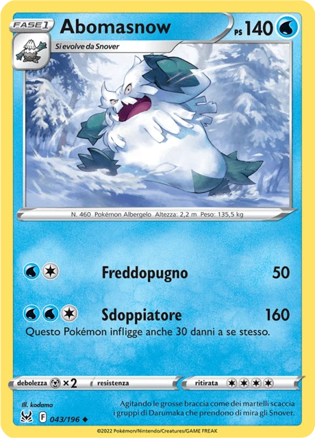 Abomasnow – Reverse Holo