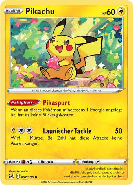 Pikachu – Reverse Holo