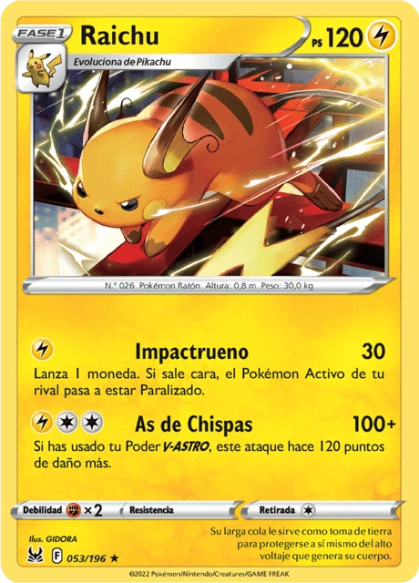 Raichu – Reverse Holo
