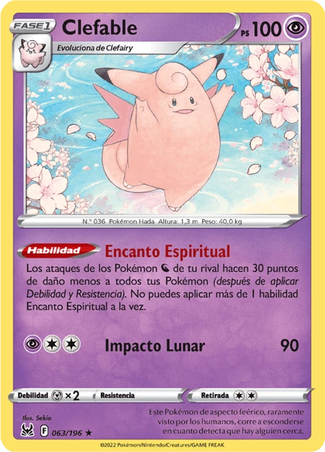 Clefable – Reverse Holo