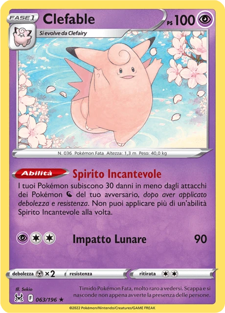 Clefable – Reverse Holo