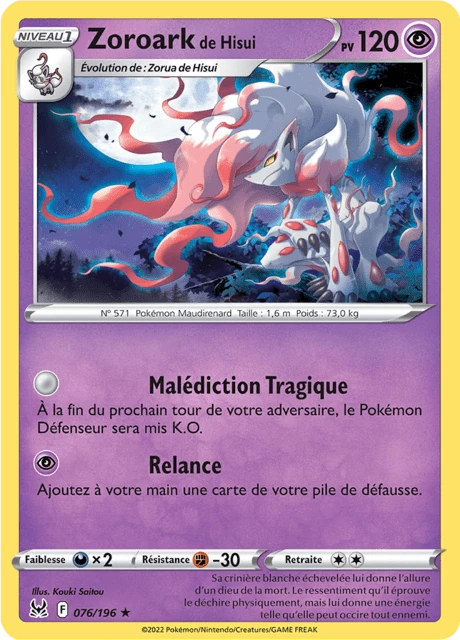 Zoroark de Hisui – Holo