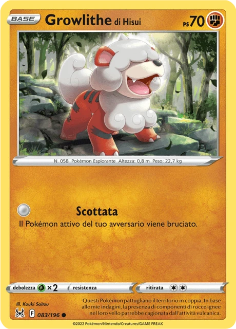 Growlithe di Hisui – Normal