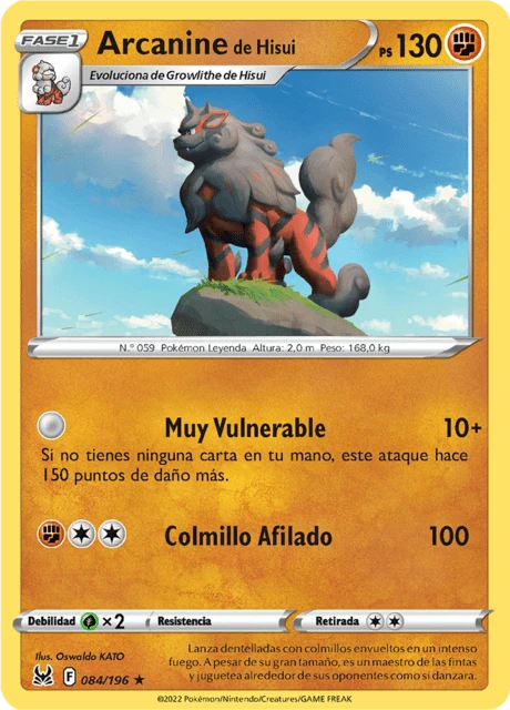 Arcanine de Hisui – Reverse Holo