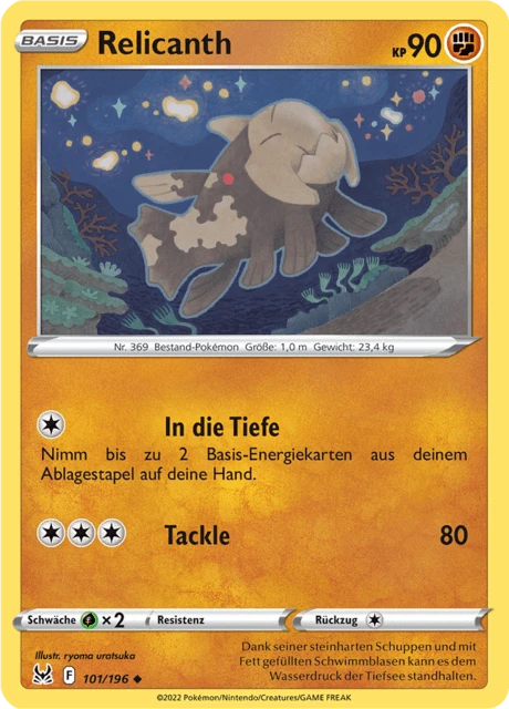 Relicanth – Reverse Holo