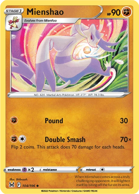 Mienshao – Reverse Holo