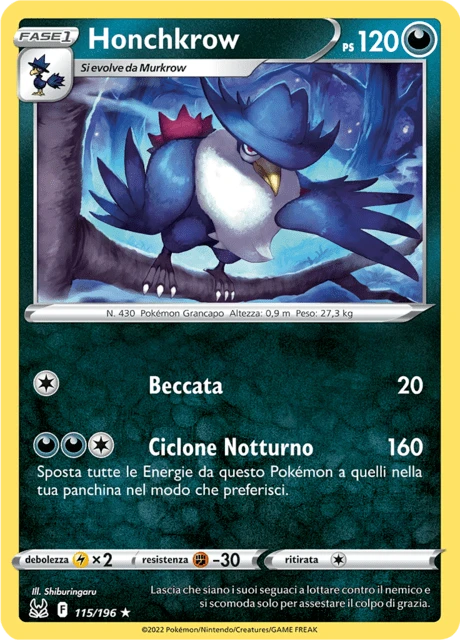 Honchkrow – Reverse Holo