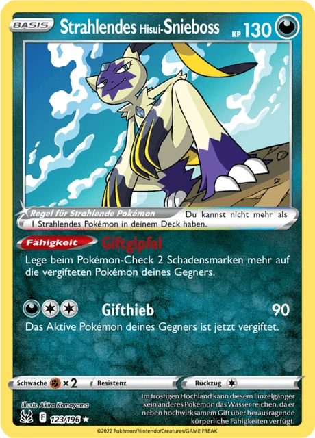 Strahlendes Hisui-Snieboss – Holo