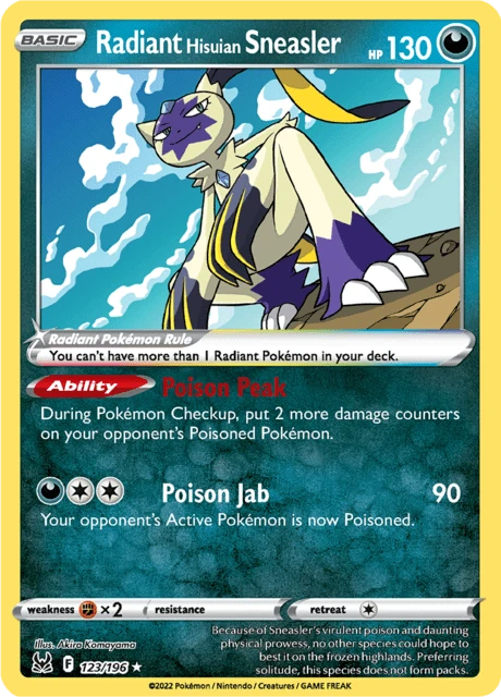 Radiant Hisuian Sneasler – Holo
