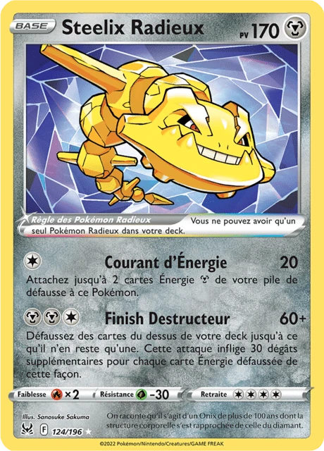 Steelix Radieux – Holo