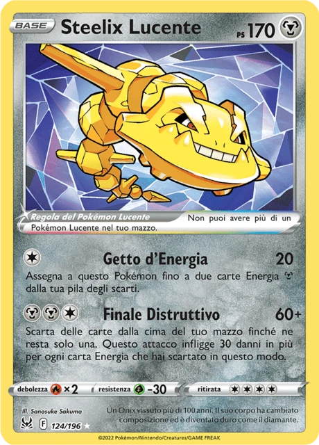 Steelix Lucente – Holo