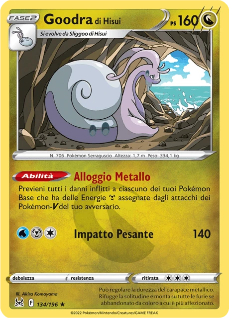 Goodra di Hisui – Reverse Holo
