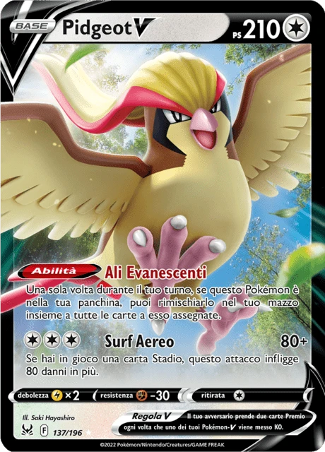 Pidgeot V – Holo