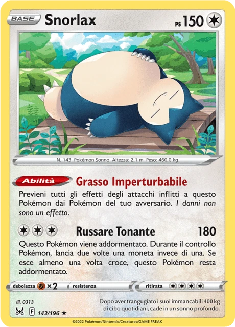 Snorlax – Reverse Holo