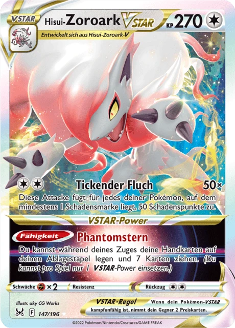 Hisui-Zoroark VSTAR – Holo