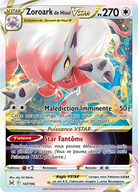 Zoroark de Hisui VSTAR – Holo