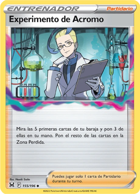 Experimento de Acromo – Normal