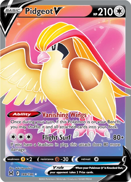 Pidgeot V – Holo