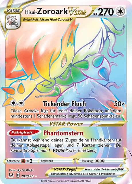 Hisui-Zoroark VSTAR – Holo