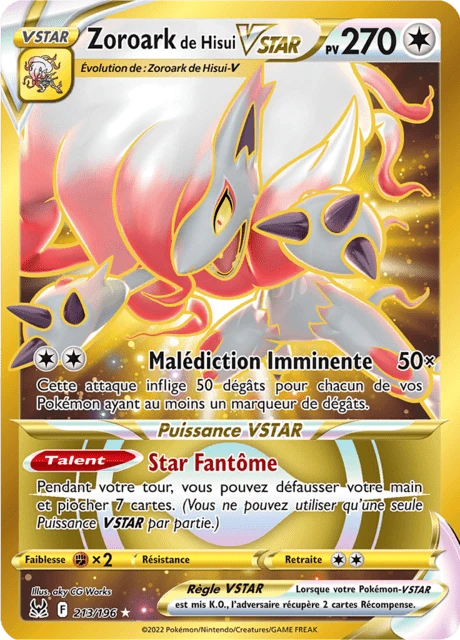 Zoroark de Hisui VSTAR – Holo