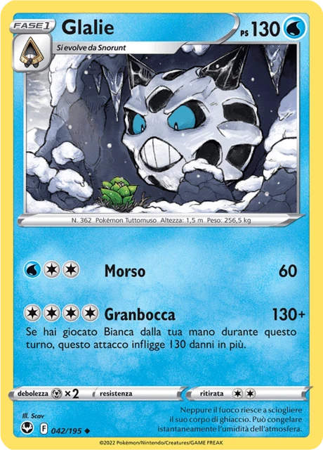 Glalie – Reverse Holo