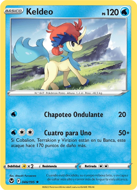 Keldeo – Reverse Holo