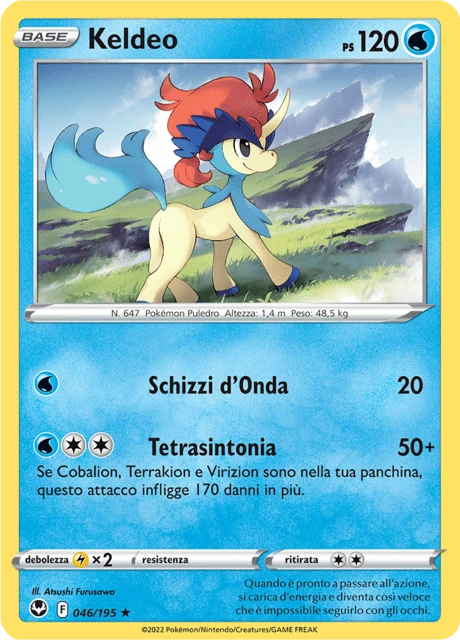 Keldeo – Reverse Holo