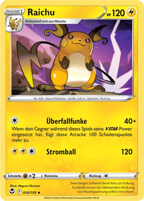 Raichu – Reverse Holo