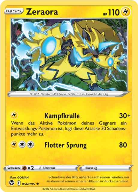 Zeraora – Reverse Holo