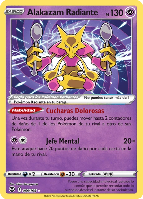 Alakazam Radiante – Holo