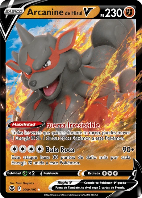 Arcanine de Hisui V – Holo