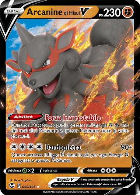 Arcanine di Hisui V – Holo