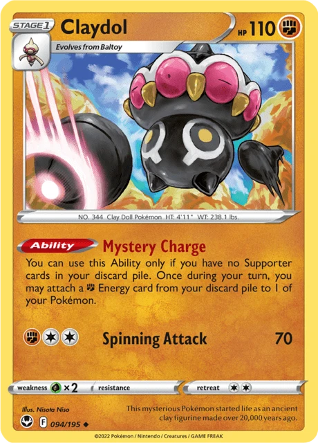 Claydol – Reverse Holo