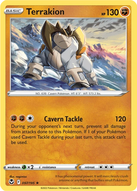 Terrakion – Reverse Holo