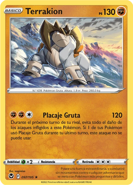Terrakion – Reverse Holo