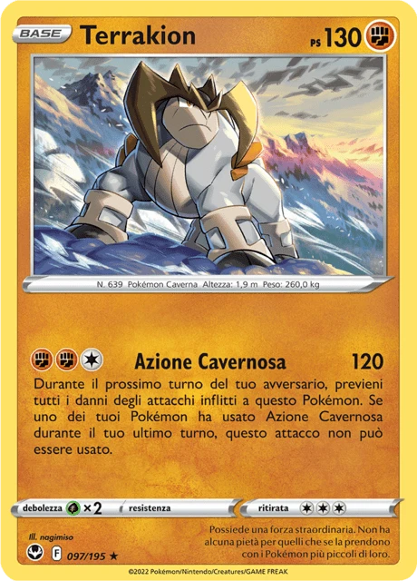 Terrakion – Reverse Holo